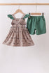 Green Mallard Embroidered Set