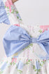 Blue Hydrangea Ruffle Bow Set