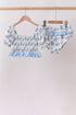 Blue Beach Smocked UPF Women Swim Set