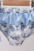 Blue Beach Smocked UPF Swim Set