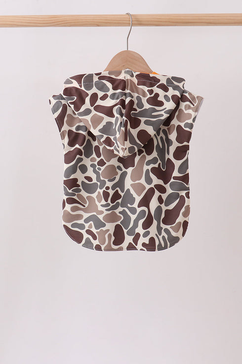 Camo Mallard Embroidered UPF Swim Coverup