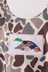 Camo Mallard Embroidered UPF Swim One-Piece