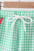 Red Watermelon Embroidered UPF Swim Trunks
