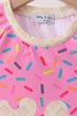Ice Cream UPF Rashguard Set