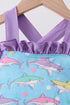 Blue Shark Ruffle Bubble
