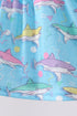 Blue Shark Smocked Bloomer Set