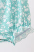 Sage Floral Smocked Bubble