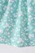 Sage Floral Smocked Dress