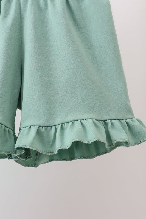 Sage Floral Smocked Set
