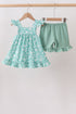 Sage Floral Smocked Set