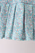 Pink Bear Floral Applique Skorts Set