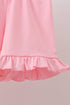 Pink Apple Bus Smocked Ruffle Set