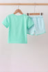 Green Apple Embroidered Set
