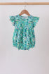 Green Lily Floral Bubble