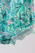 Green Lily Floral Bubble