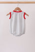 Red Toolbox Embroidery stripe bubble
