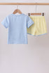 Blue Bus Applique Set