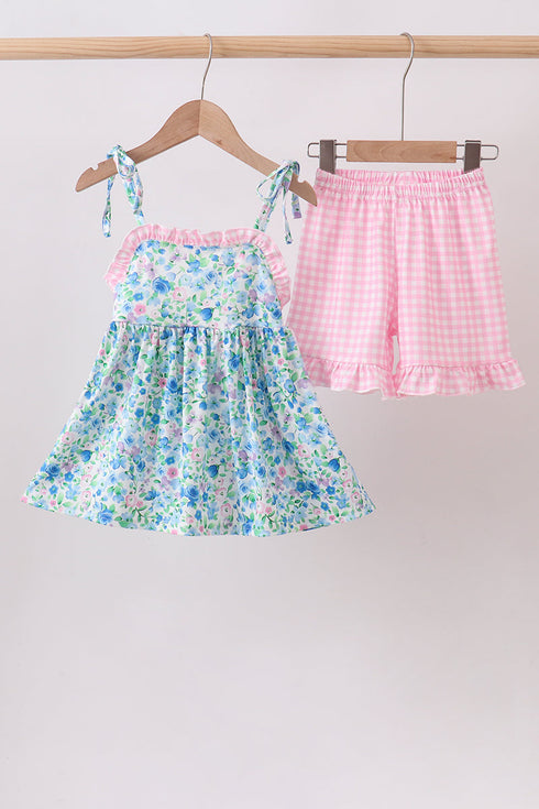 Blue Floral Set
