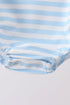Blue Stripe Apple Book Appliqué Bubble