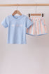 Seashell Stripe Embroidered Set