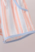 Seashell Stripe Embroidered Set