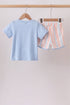 Seashell Stripe Embroidered Set