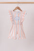 Seashell Stripe Appliqué Jumpsuit