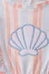 Seashell Stripe Appliqué Jumpsuit