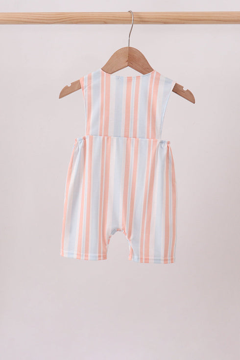 Seashell Stripe Embroidered Jon Jon