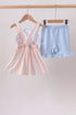 Seashell Stripe Appliqué Set