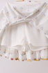 Red Bus Embroidered Skorts Set