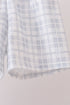 Blue Faith Quote Embroidered Shorts Set