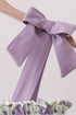 Purple Floral Smocked Women Dress