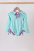 Blue under the sea Embroidered UPF Rashguard