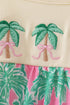 Palm Tree Embroidered Bubble