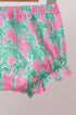 Palm Tree Embroidered Bloomer Set