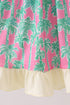 Palm Tree Embroidered Dress