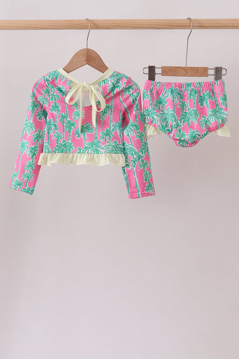 Palm Tree UPF Rashguard Set