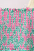 Palm Tree Smocked Women Dress