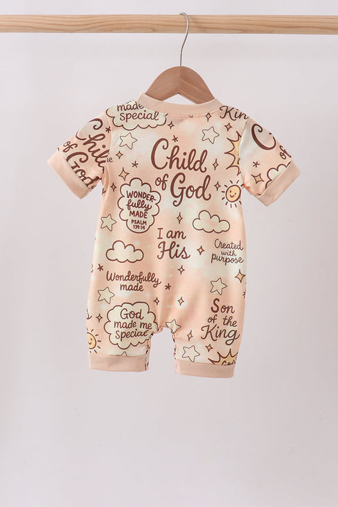 Child of God Smocked Romper