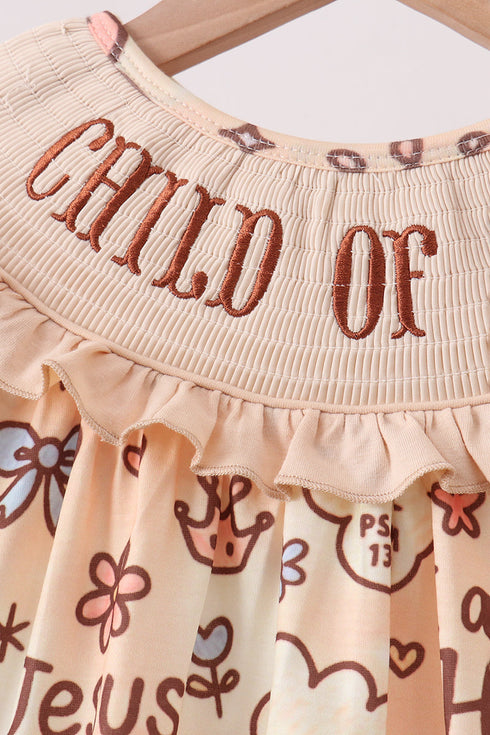 Child of God Smocked Ruffle Shorts Set