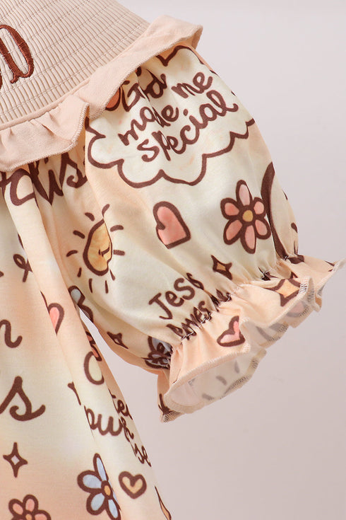 Child of God Smocked Ruffle Dress