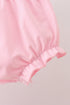Pink Pencil ABC embroidery gingham bloomer set