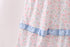 Blue Floral Smocked Mom Tiered Dress