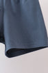 Blue Stripe Shorts Set