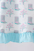 Blue Boots Ruffle Shorts Set