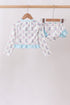 Blue Boots Ruffle Rashguard Set