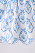 Blue Shells Embroidered Bloomer Set