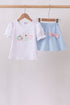 Carousel Embroidered Skorts Set