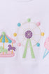 Carousel Embroidered Skorts Set
